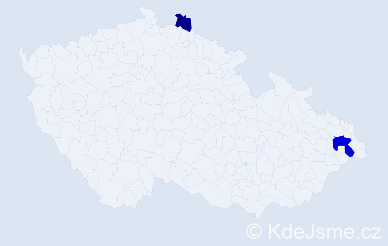 Příjmení: 'Czerwinská', počet výskytů 4 v celé ČR