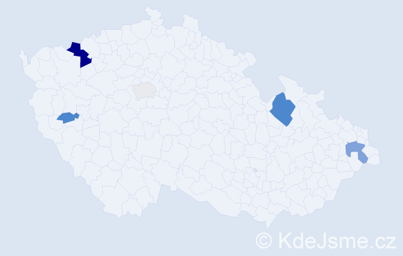 Příjmení: 'Šor', počet výskytů 11 v celé ČR