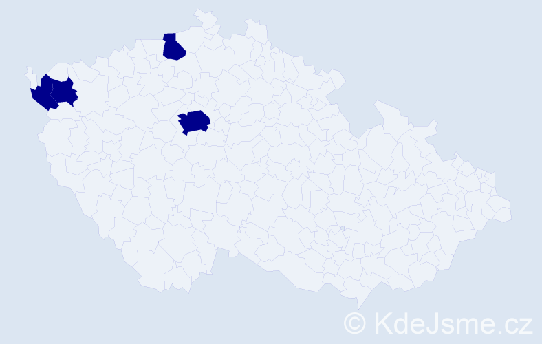 Příjmení: 'Renn', počet výskytů 4 v celé ČR