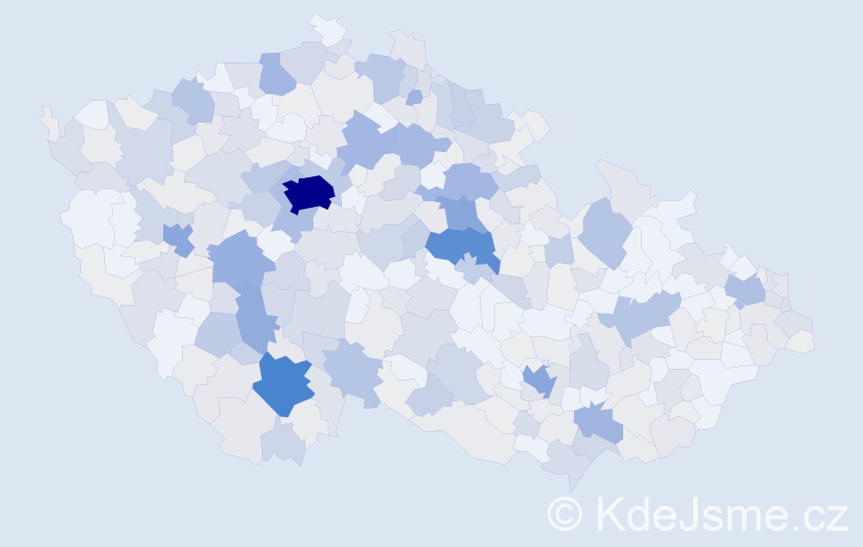 Příjmení: 'Dubská', počet výskytů 1397 v celé ČR