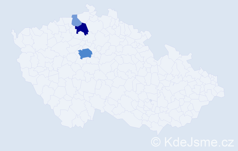 Příjmení: 'Lambl', počet výskytů 14 v celé ČR