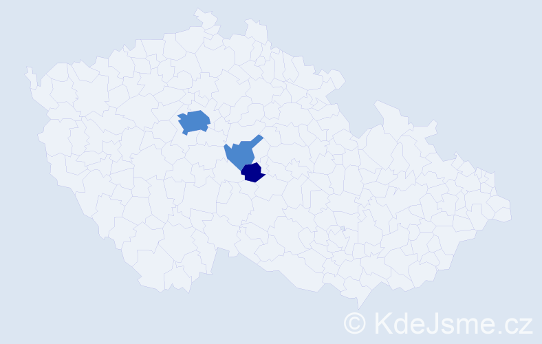 Příjmení: 'Storožová', počet výskytů 8 v celé ČR