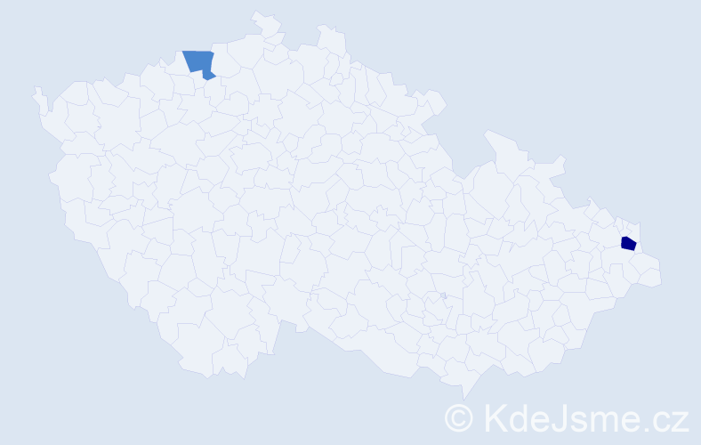 Příjmení: 'Sandri', počet výskytů 4 v celé ČR