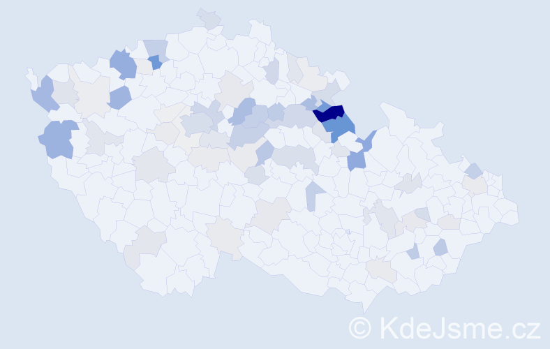Příjmení: 'Bašková', počet výskytů 241 v celé ČR