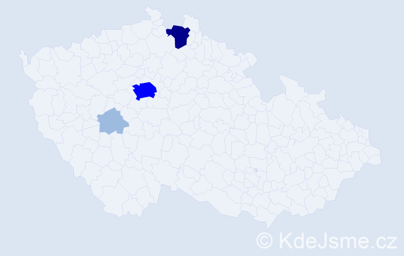 Příjmení: 'Eppert', počet výskytů 8 v celé ČR