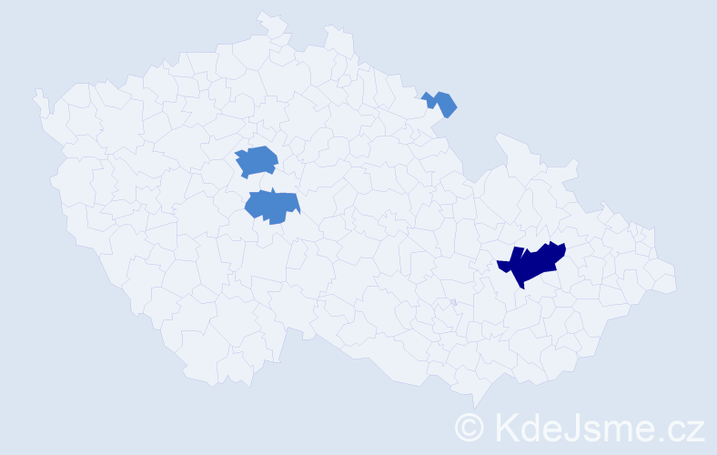 Příjmení: 'Fedoročko', počet výskytů 6 v celé ČR