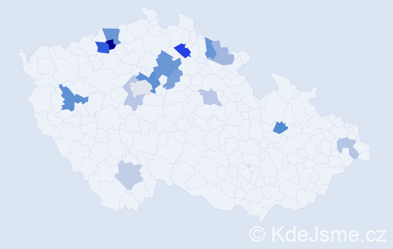 Příjmení: 'Lechman', počet výskytů 29 v celé ČR