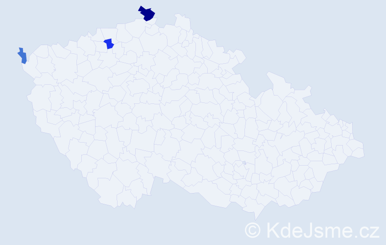 Příjmení: 'Cimrt', počet výskytů 12 v celé ČR