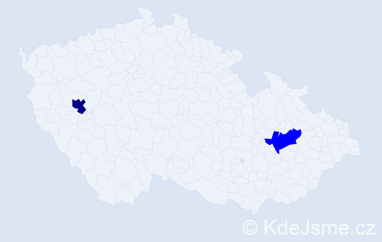 Příjmení: '"Da Conceicao"', počet výskytů 7 v celé ČR