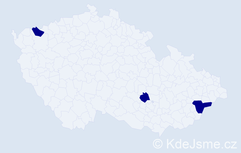 Příjmení: '"De Vita"', počet výskytů 3 v celé ČR