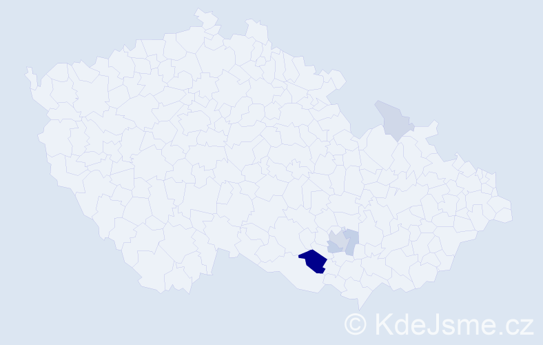 Příjmení: 'Küfhaberová', počet výskytů 16 v celé ČR