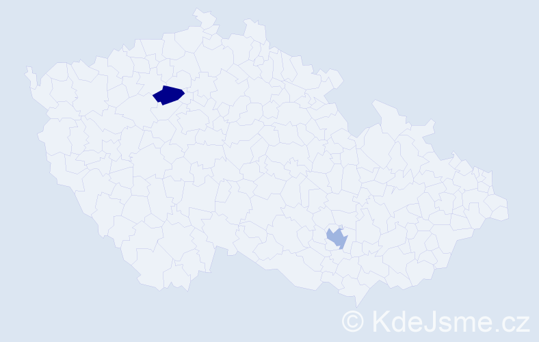 Příjmení: 'Hovhannisyanová', počet výskytů 2 v celé ČR