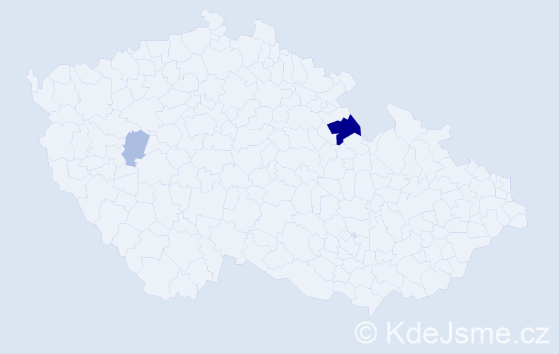 Příjmení: 'Luščáková', počet výskytů 6 v celé ČR