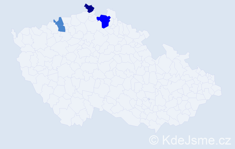 Příjmení: 'Rejhartová', počet výskytů 7 v celé ČR
