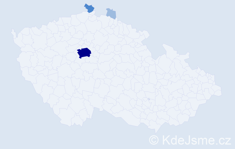 Příjmení: 'Skabrouthová', počet výskytů 7 v celé ČR