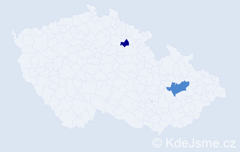 Příjmení: 'Plodová', počet výskytů 4 v celé ČR