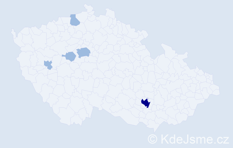 Příjmení: 'Marinescu', počet výskytů 8 v celé ČR
