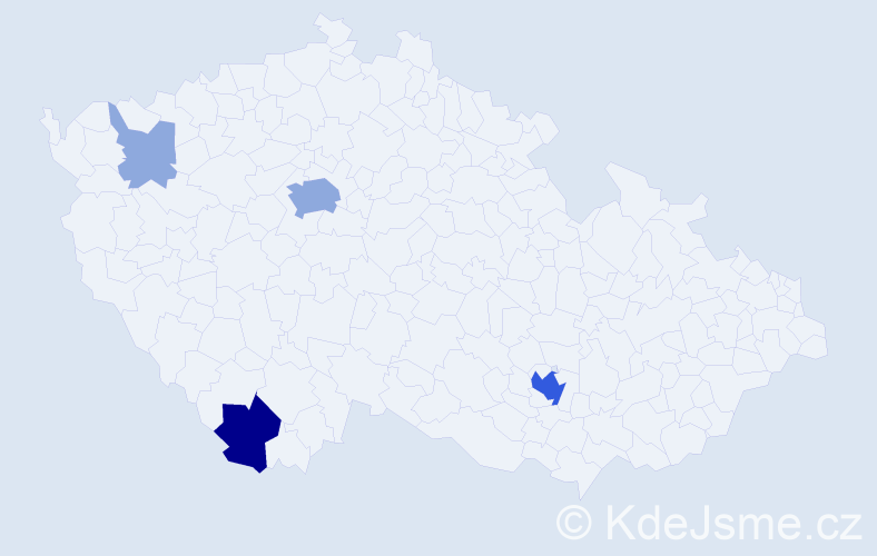 Příjmení: 'Scherhauferová', počet výskytů 10 v celé ČR