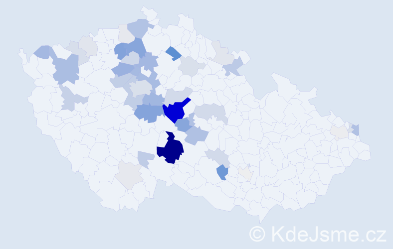 Příjmení: 'Edrová', počet výskytů 138 v celé ČR