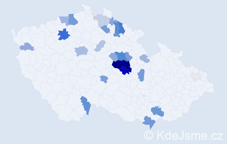 Příjmení: 'Alinčová', počet výskytů 93 v celé ČR