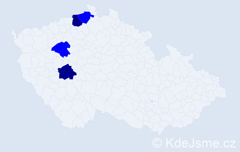 Příjmení: 'Docenko', počet výskytů 6 v celé ČR