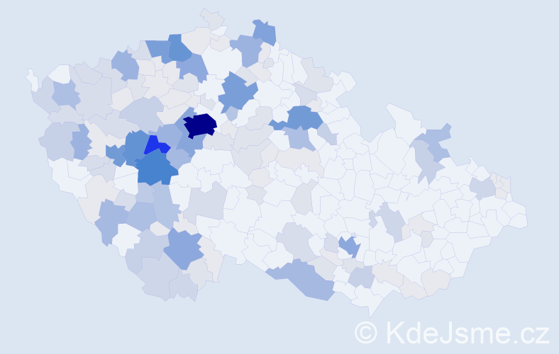 Příjmení: 'Šlapáková', počet výskytů 582 v celé ČR