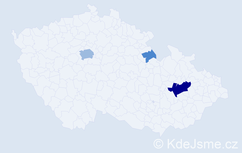 Příjmení: 'Verna', počet výskytů 7 v celé ČR