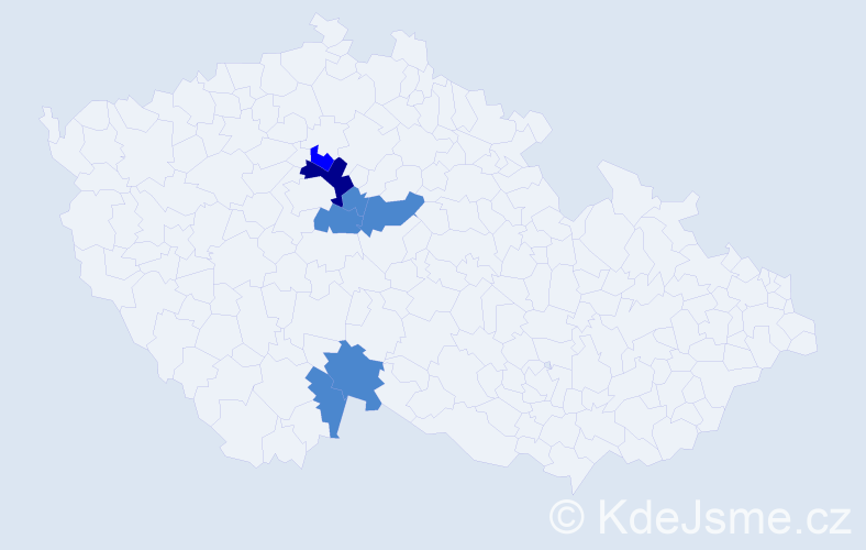 Příjmení: 'Masluková', počet výskytů 10 v celé ČR