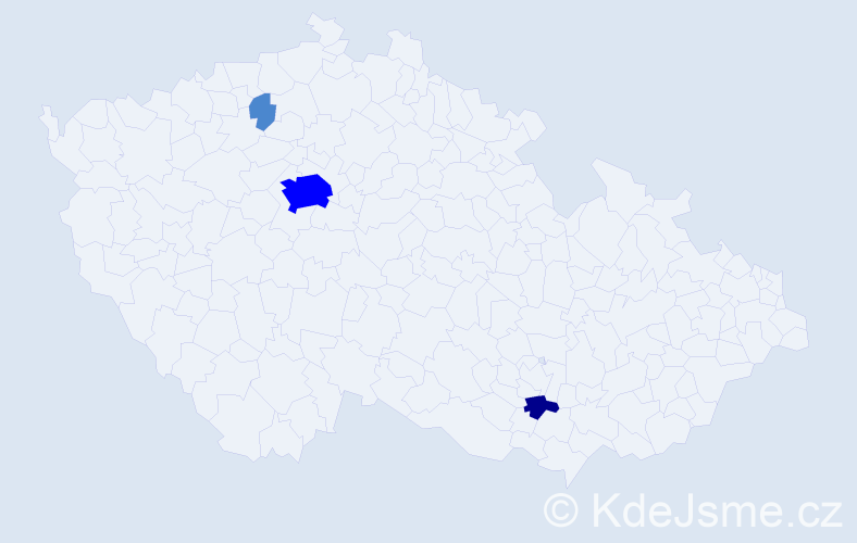 Příjmení: 'Babita', počet výskytů 6 v celé ČR