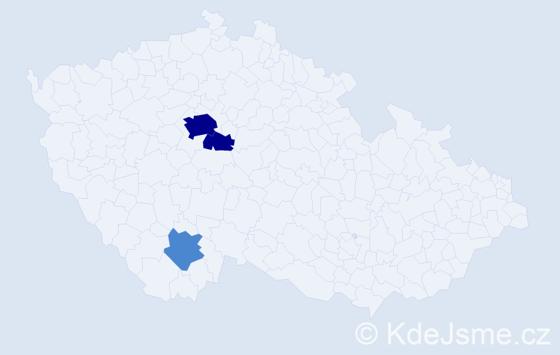 Příjmení: 'Cirek', počet výskytů 7 v celé ČR