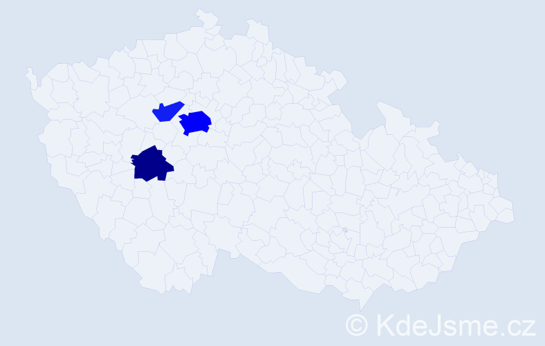 Příjmení: 'Ronnová', počet výskytů 10 v celé ČR