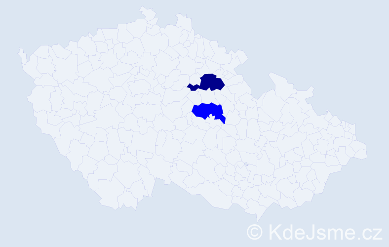 Příjmení: 'Finrašek', počet výskytů 3 v celé ČR