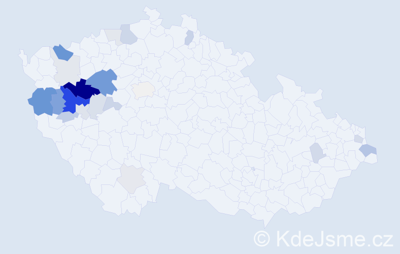 Příjmení: 'Netrhová', počet výskytů 66 v celé ČR