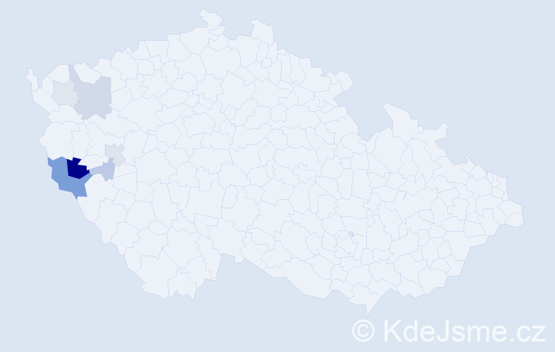 Příjmení: 'Wuchterlová', počet výskytů 17 v celé ČR