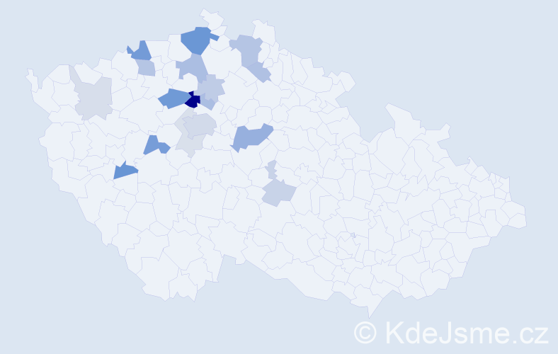 Příjmení: 'Strunecká', počet výskytů 48 v celé ČR