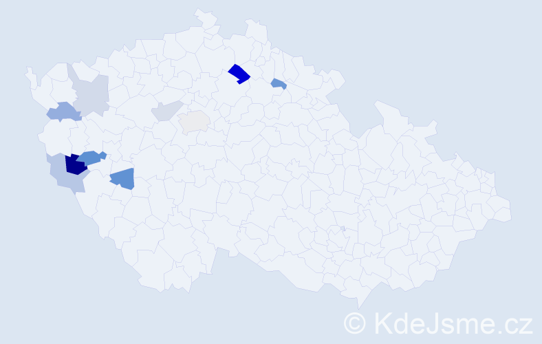 Příjmení: 'Cenefelsová', počet výskytů 16 v celé ČR