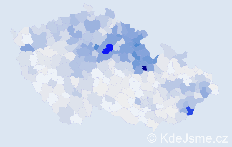 Příjmení: 'Řehák', počet výskytů 3086 v celé ČR