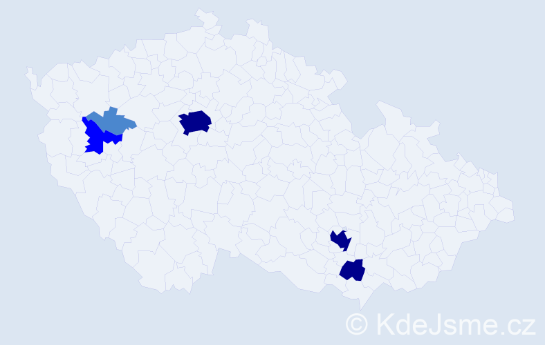 Příjmení: 'Paschová', počet výskytů 12 v celé ČR
