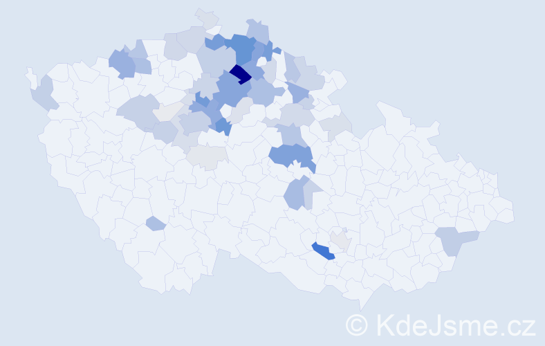 Příjmení: 'Halbich', počet výskytů 230 v celé ČR