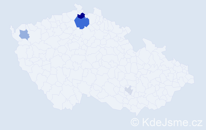 Příjmení: 'Ešpander', počet výskytů 7 v celé ČR