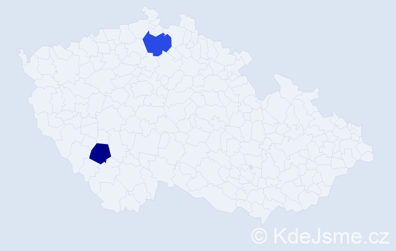Příjmení: 'Fringoš', počet výskytů 6 v celé ČR