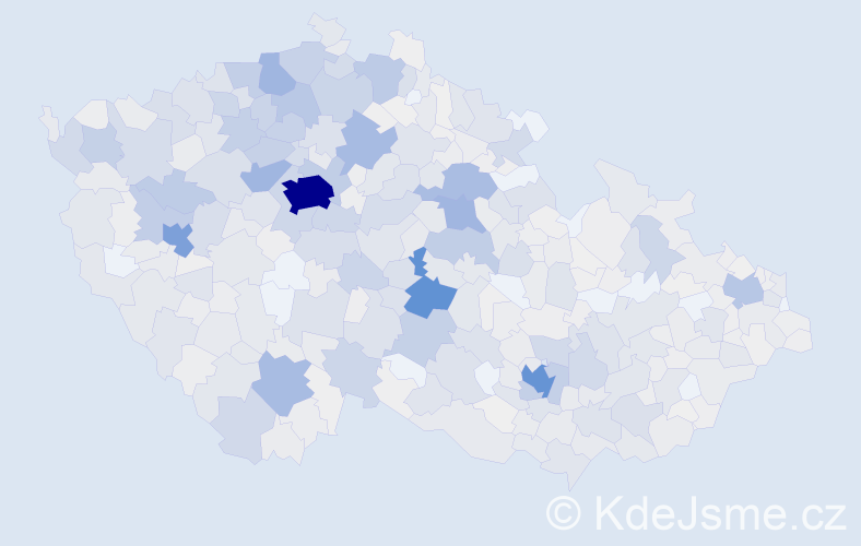 Příjmení: 'Beránek', počet výskytů 4242 v celé ČR
