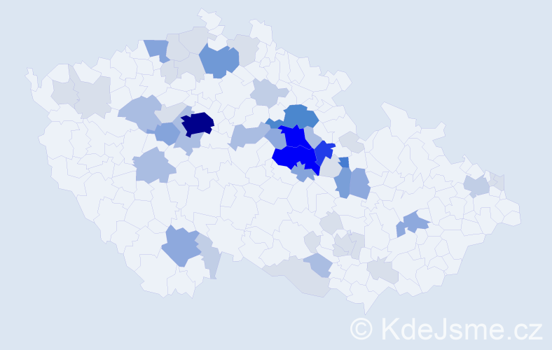 Příjmení: 'Dejdarová', počet výskytů 176 v celé ČR