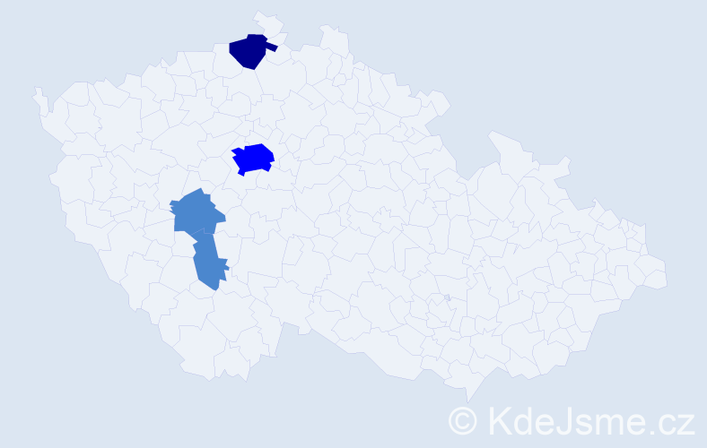 Příjmení: 'Lipkovicsová', počet výskytů 7 v celé ČR