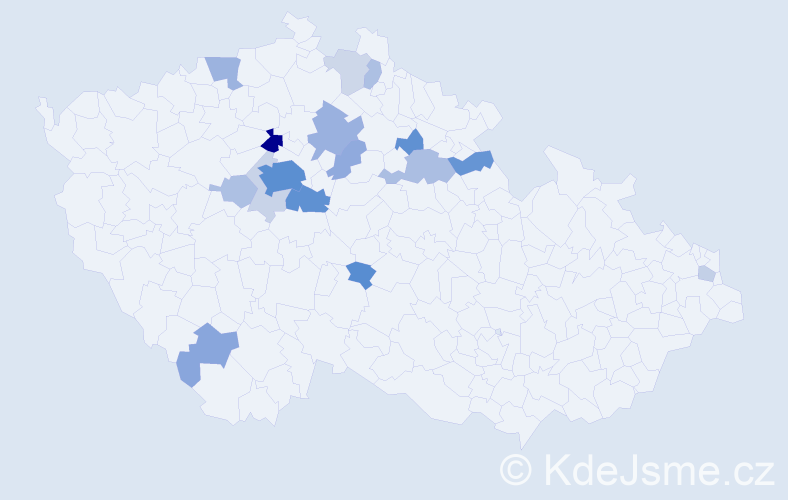 Příjmení: 'Hrášková', počet výskytů 61 v celé ČR