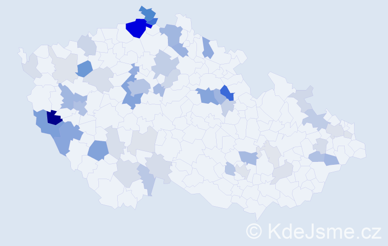 Příjmení: 'Kramerová', počet výskytů 162 v celé ČR