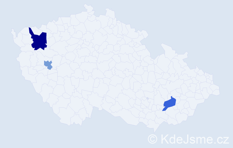 Příjmení: 'Kharchuk', počet výskytů 4 v celé ČR