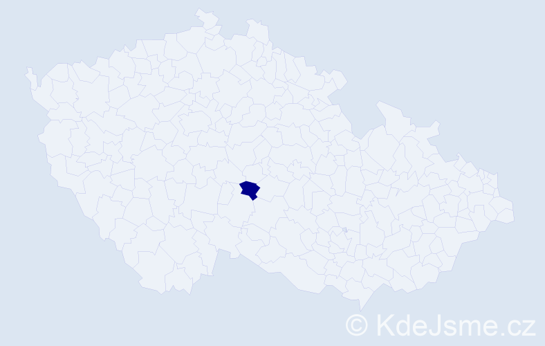 Příjmení: '"Boháčová Kosová"', počet výskytů 1 v celé ČR