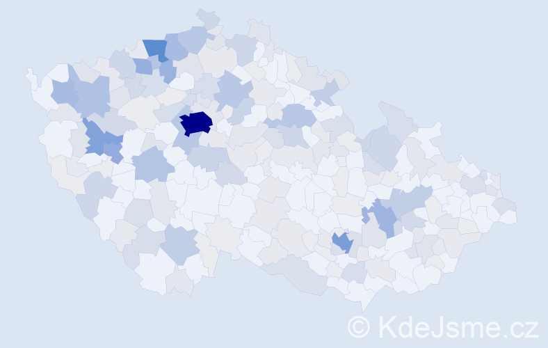 Příjmení: 'Walter', počet výskytů 825 v celé ČR