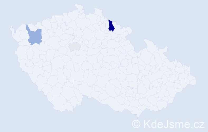 Příjmení: 'Richweis', počet výskytů 4 v celé ČR